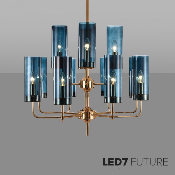 Loft Industry Modern - Rainbow Chandelier3